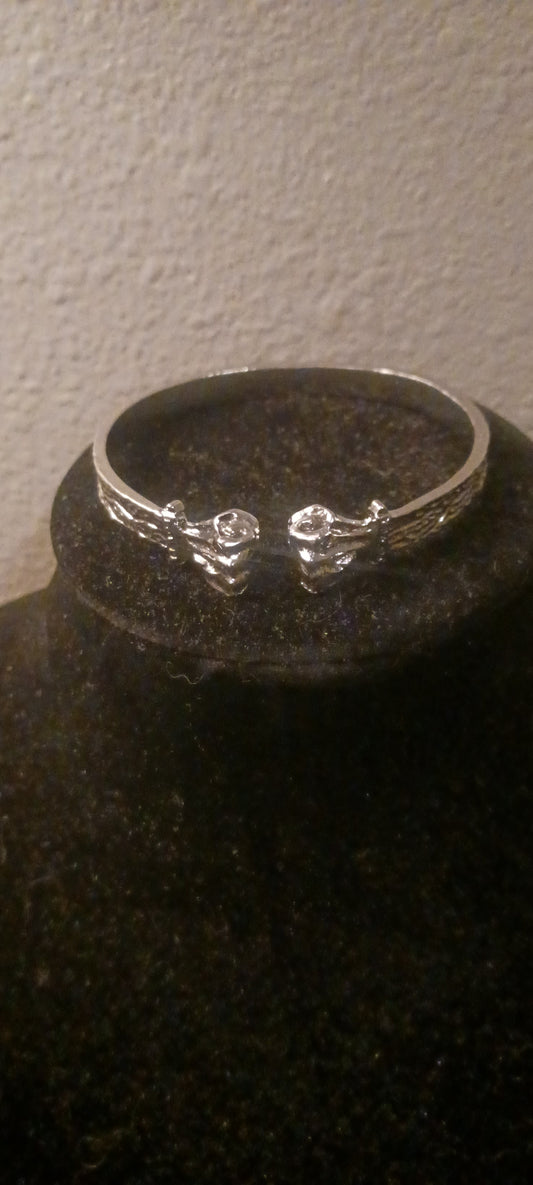 Silver plated bangle